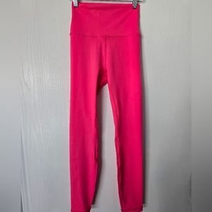 Pure Barre Vibrant Pink High-Waisted Leggings